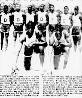 1964 Lexington Dunbar team