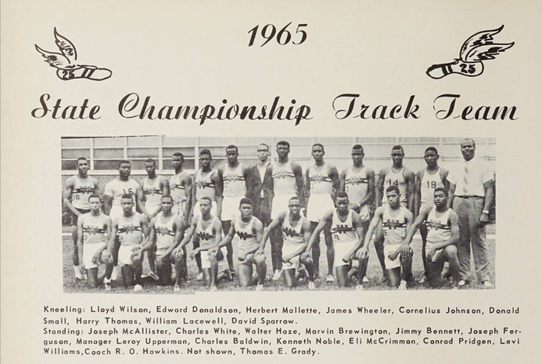 Photo of the 1965 Wilmington Williston HS team