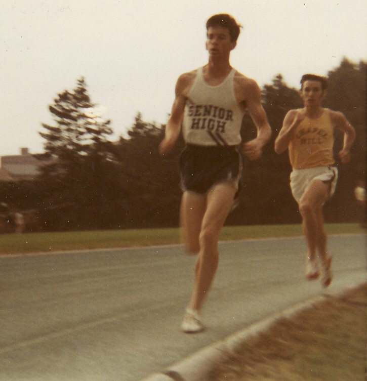 1971 State Mile. Joe Browder and Tom Ward.